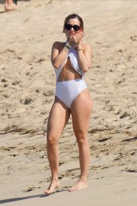 Rita Ora in a White Bikini