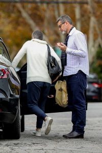 Selma Blair in a White Sweater