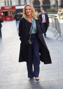 Amanda Holden in a Blue Pants