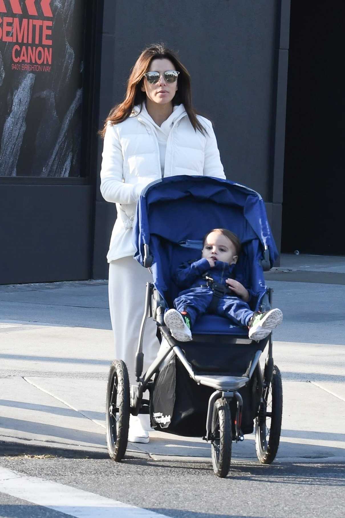 Eva Longoria in a White Jacket