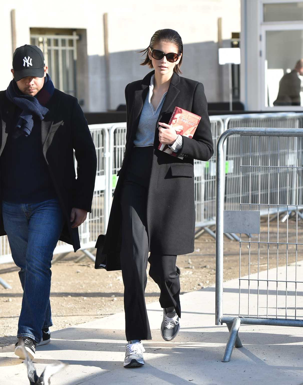 Kaia Gerber in a Black Coat Was Seen Out in Paris 01/21/2020-2 ...