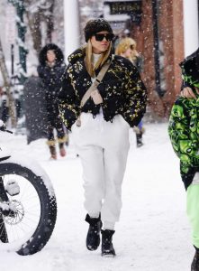 Sofia Richie in a White Pants