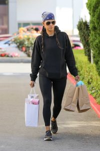Halle Berry in a Black Hoody