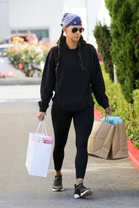 Halle Berry in a Black Hoody