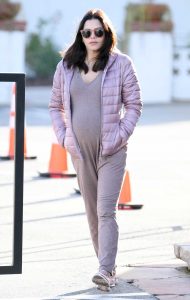 Jenna Dewan in a Purple Jacket