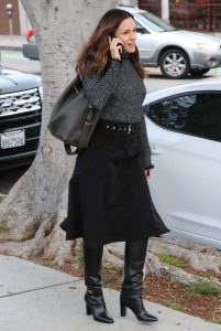 Jennifer Garner in a Black Skirt