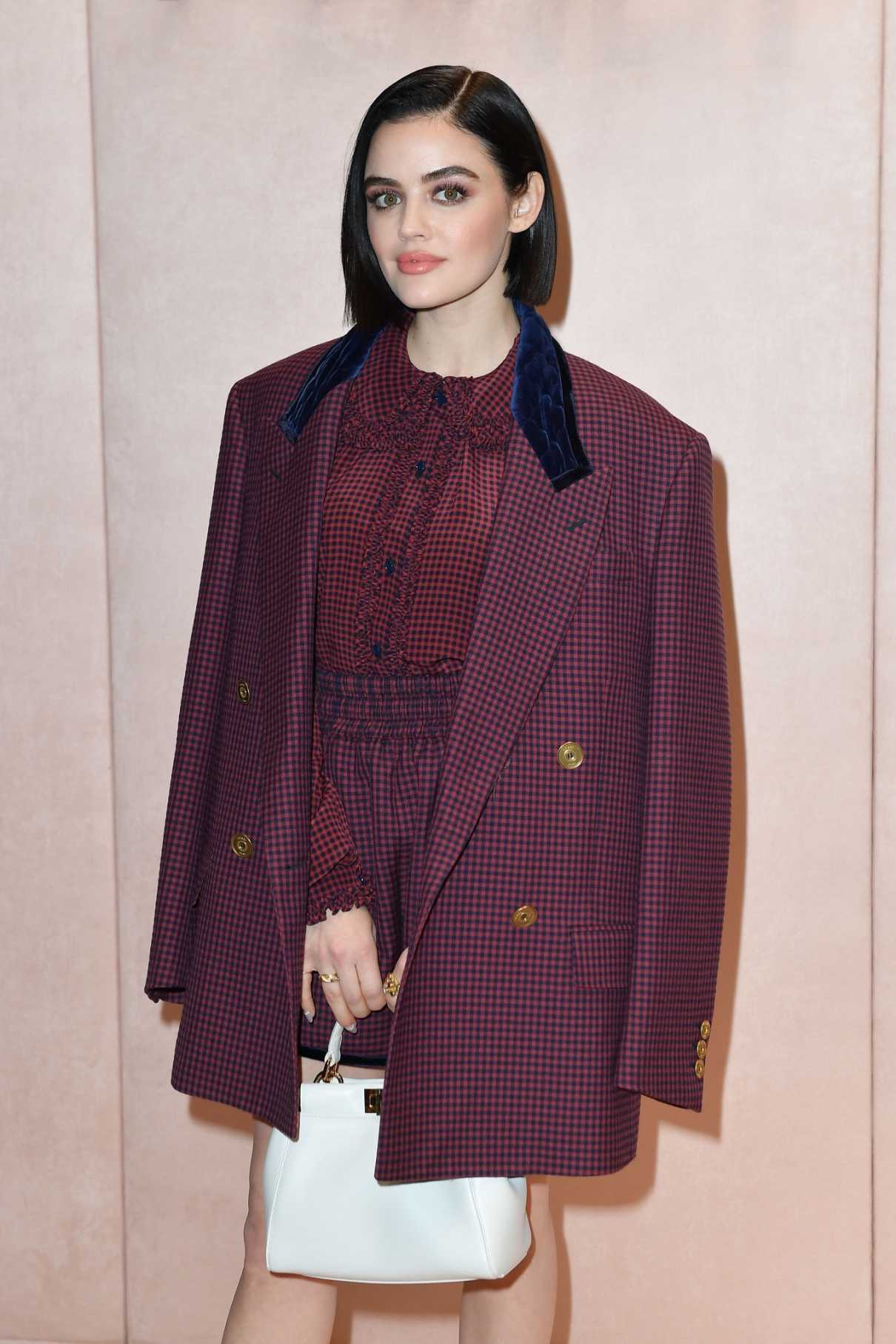 Lucy Hale Attends 2020 Fendi Fashion Show in Milan 02/20/2020-5