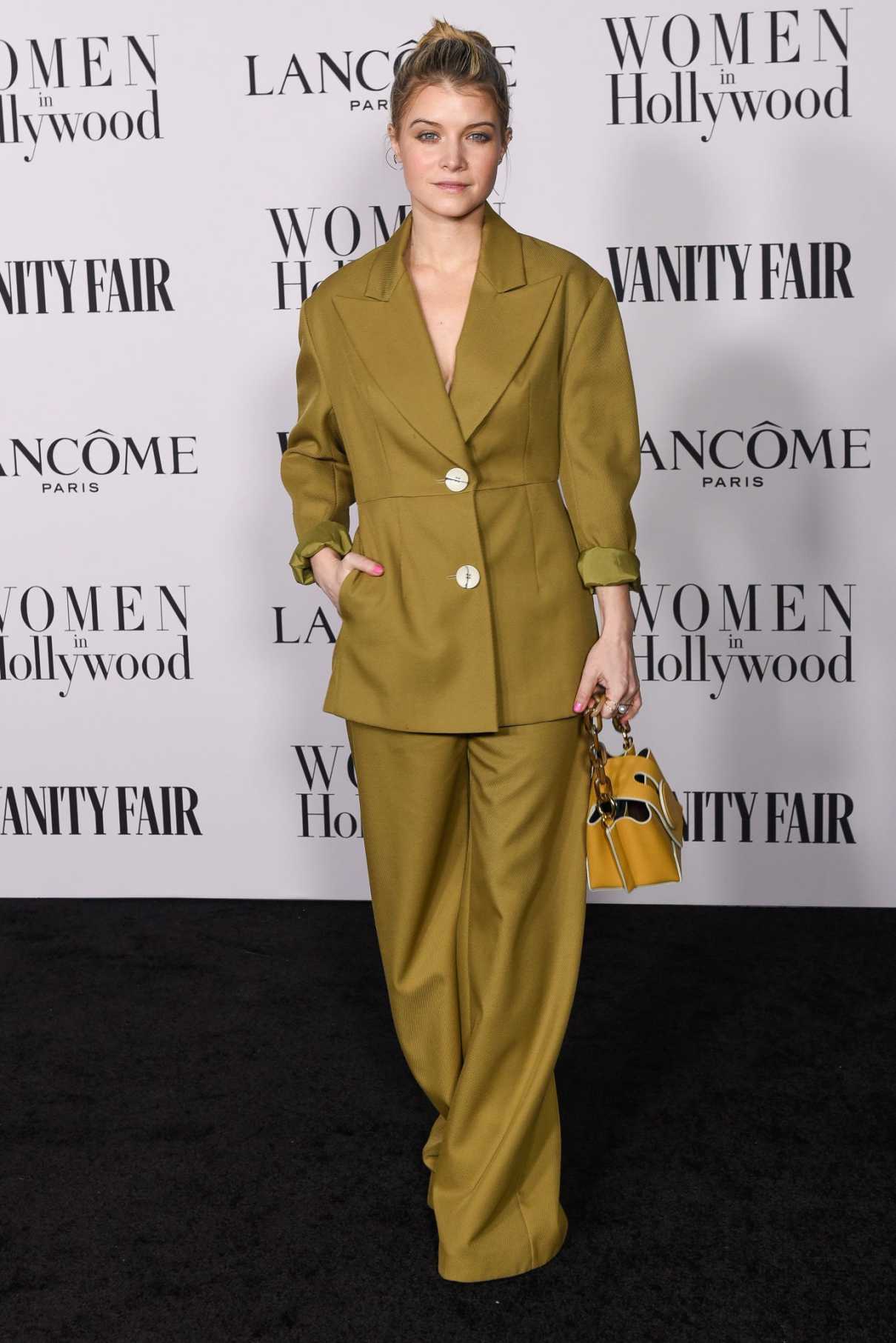 Sarah Jones Attends the Vanity Fair and Lancome Women in Hollywood