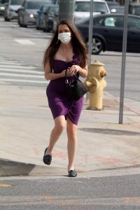 Alicia Arden in a Medical Mask
