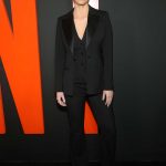 Betty Gilpin Attends The Hunt Premiere at ArcLight Hollywood in Hollywood 03/09/2020