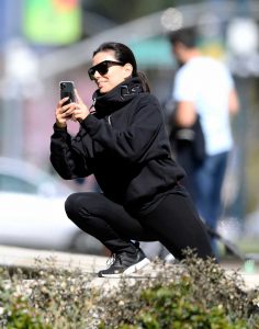 Eva Longoria in a Black Leggings