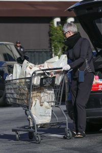 Jamie Lee Curtis in a Black Suit