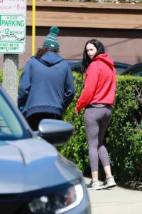 Krysten Ritter in a Red Hoody Was Seen Out in Los Angeles 03/17/2020