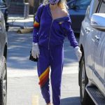 Laeticia Hallyday in a Face Mask Leaves the Grocery Store in Brentwood 03/27/2020