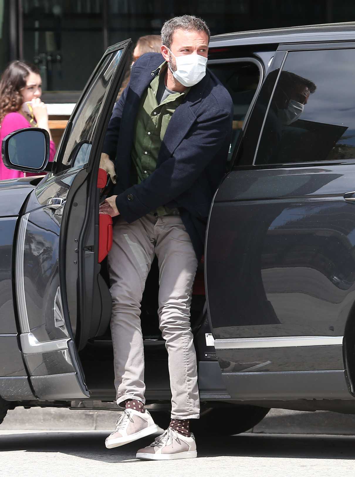 Ben Affleck in a Face Mask