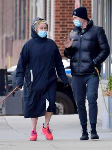 Deborra-Lee Furness in a Face Mask