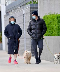 Deborra-Lee Furness in a Face Mask