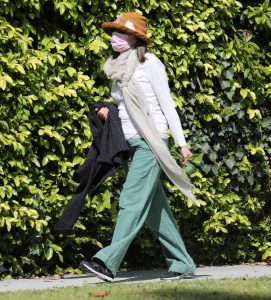 Diane Keaton in a Green Pants