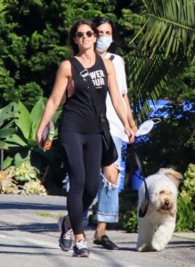 Jillian Michaels in a Black Leggings