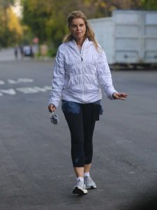 Maria Shriver in a White Jacket