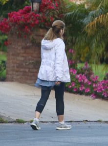 Maria Shriver in a White Jacket