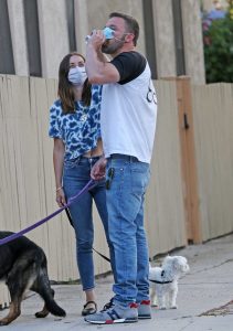 Ana De Armas in a Face Mask