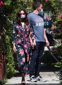 Ana de Armas in a Floral Dress