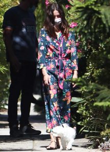 Ana de Armas in a Floral Dress