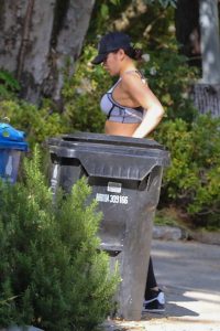 Cassie Ventura in a Workout Clothes