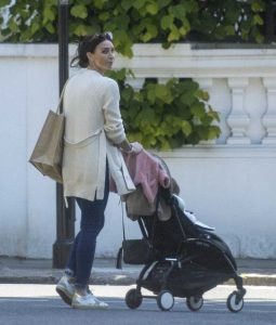 Christine Bleakley in a Beige Cardigan