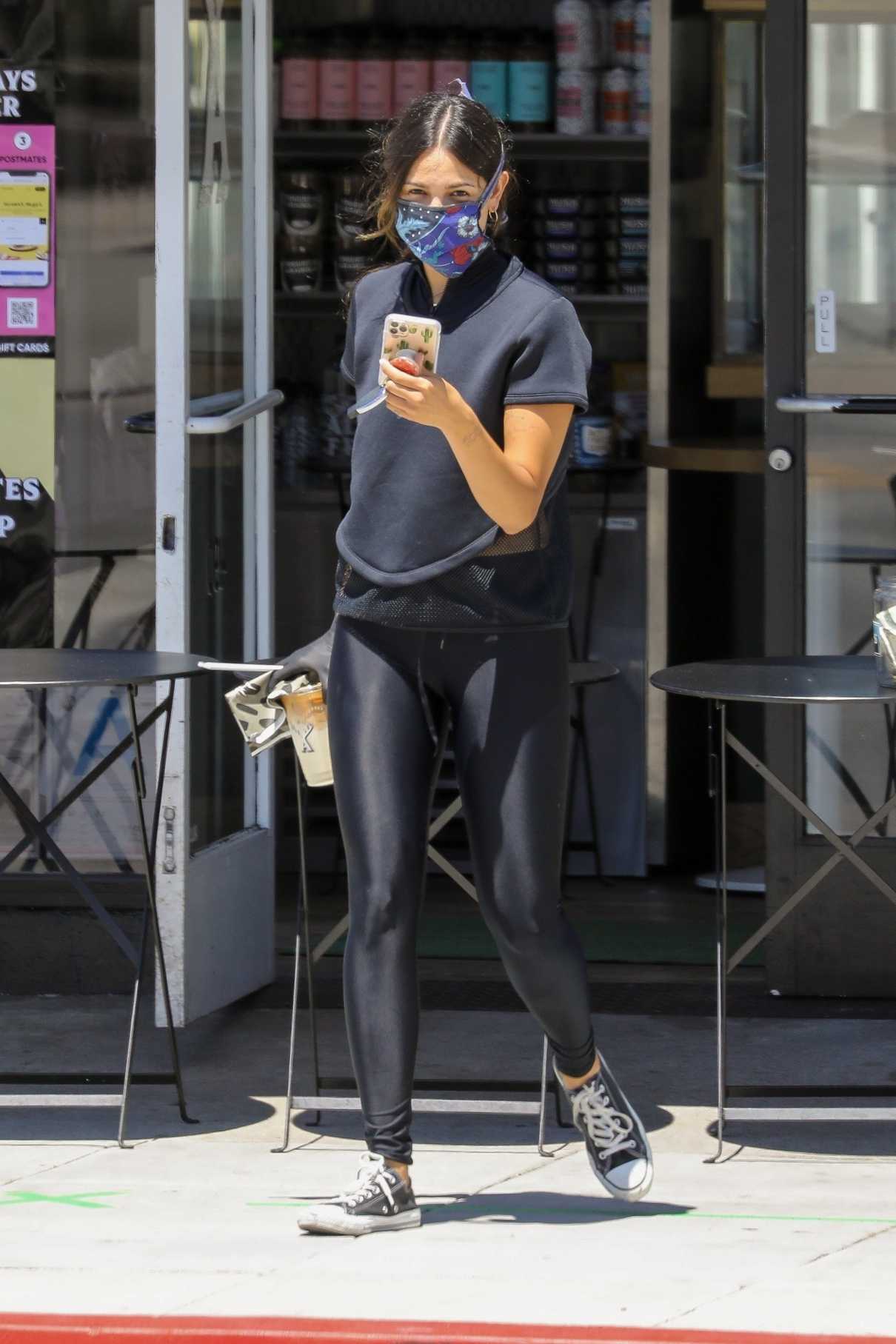 Eiza Gonzalez in a Protective Mask