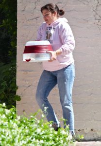 Ginnifer Goodwin in a Pink Hoody