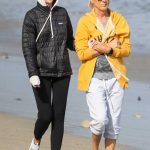 Liberty Ross in a Black Jacket Was Seen Out with Her Husband Jimmy Iovine in Malibu 05/10/2020