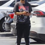 Lilly Singh in a Black Protective Mask Goes Shopping at Ralph’s in Studio City 05/17/2020