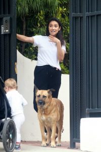 Shay Mitchell in a White Tee