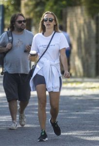 Tiffany Watson in a White Tee