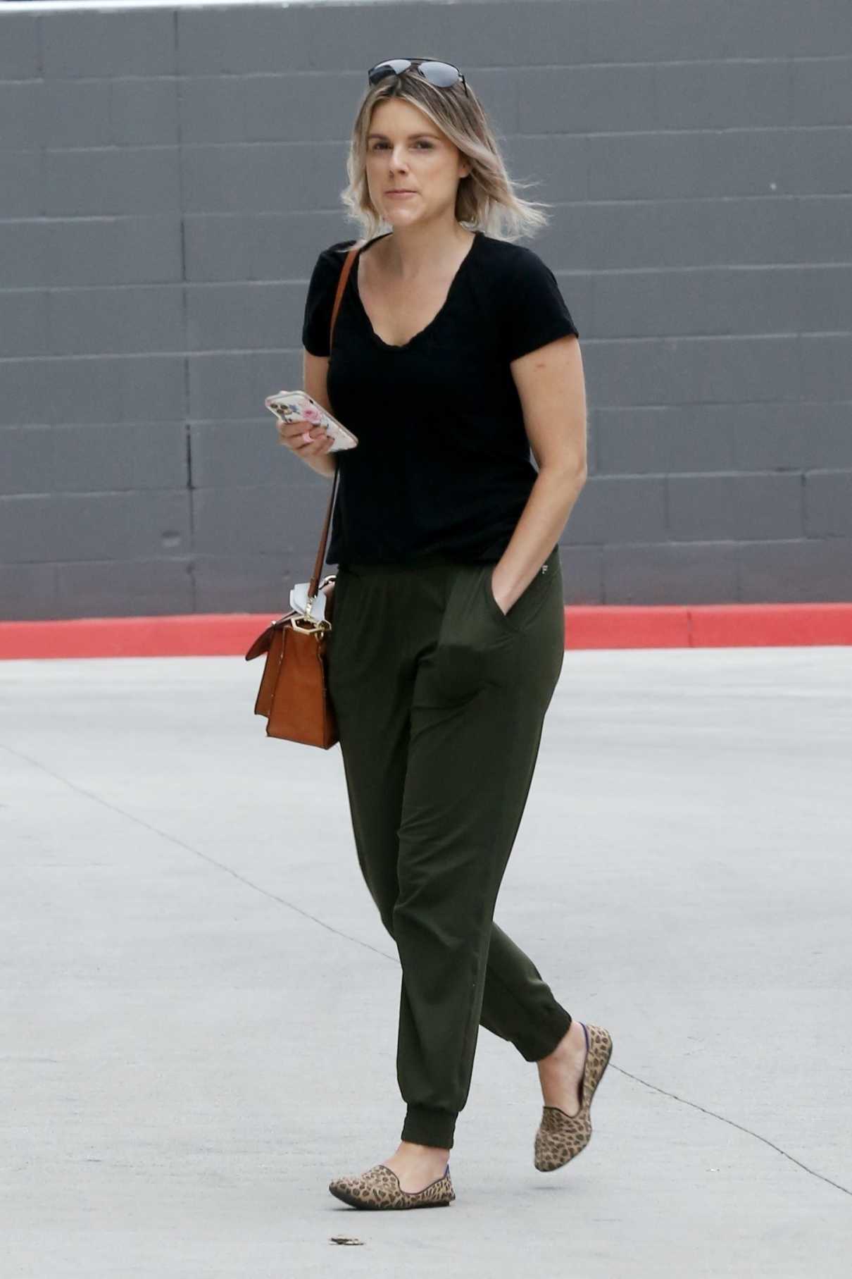 Ali Fedotowsky in a Black Tee