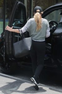 Angelica Rivera in a Black Leggings