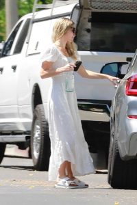 Annabelle Wallis in a White Dress