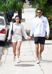 Camila Mendes in a White Sneakers