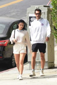 Camila Mendes in a White Sneakers