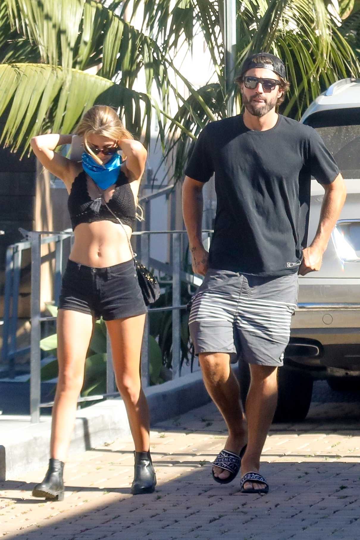 Daisy Keech in a Black Bra Leaves Cafe Habana Out with Brody Jenner in ...