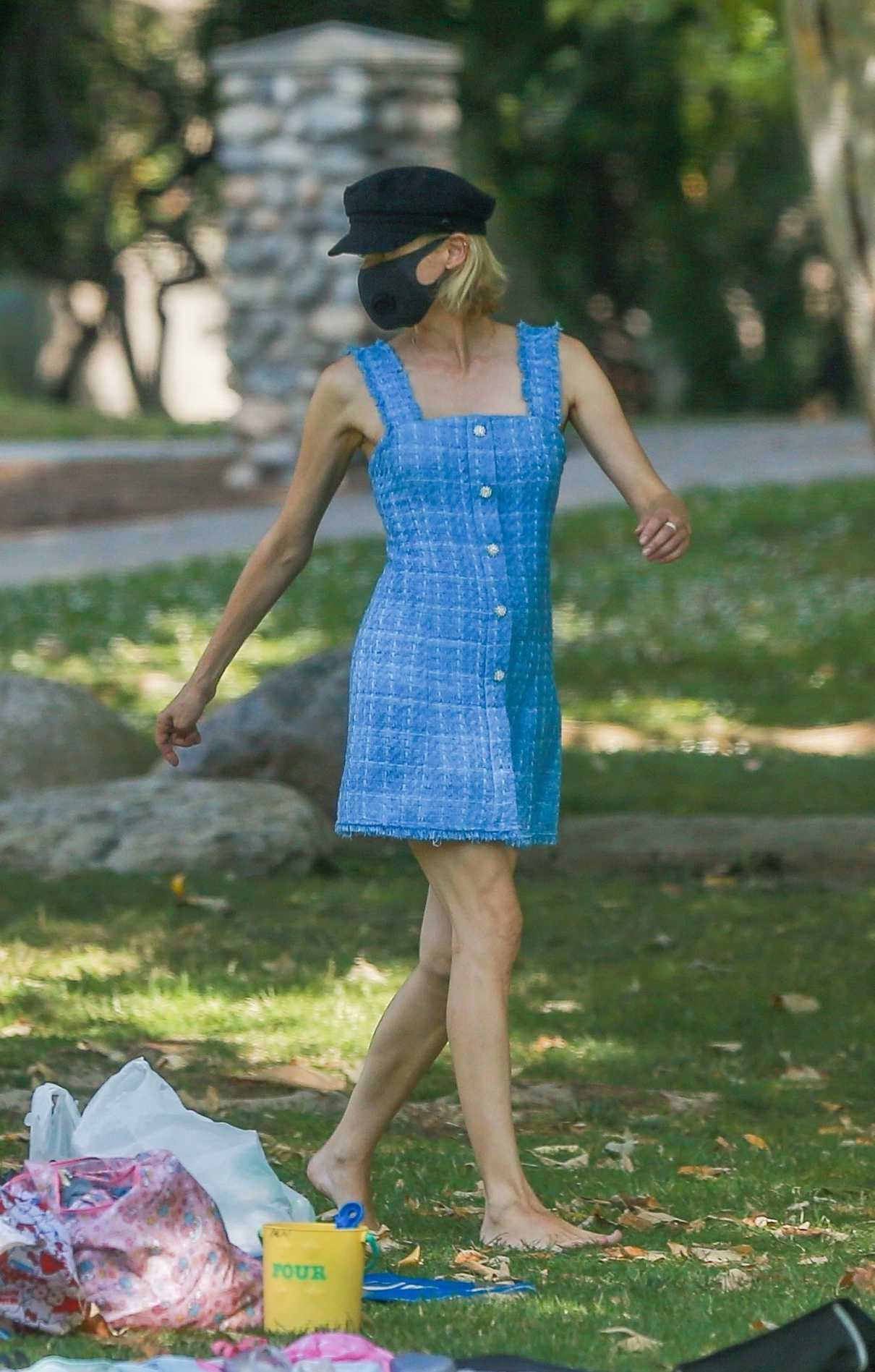 Diane Kruger in a Black Cap