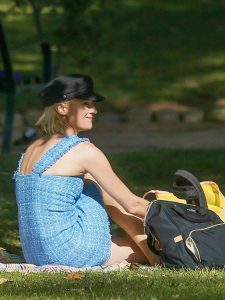 Diane Kruger in a Black Cap