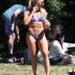 Gabby Allen in Bikini Was Seen Out with Friends in the Park in London 06/01/2020