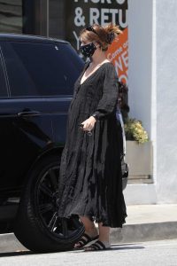 Katherine Schwarzenegger in a Black Dress