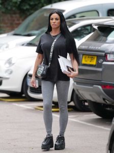 Katie Price in a Black Tee