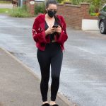 Marnie Simpson in a Black Leggings Was Seen Out in Bedfordshire 06/04/2020
