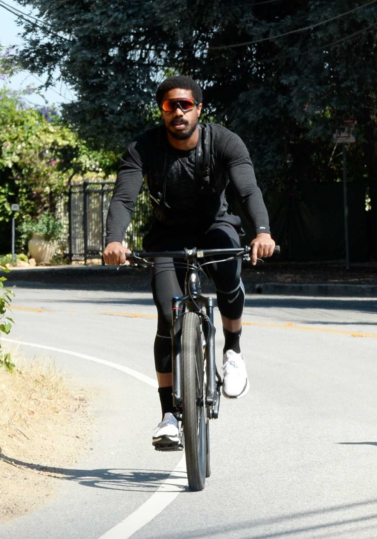 Michael B. Jordan in a White Sneakers