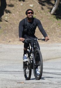 Michael B. Jordan in a White Sneakers